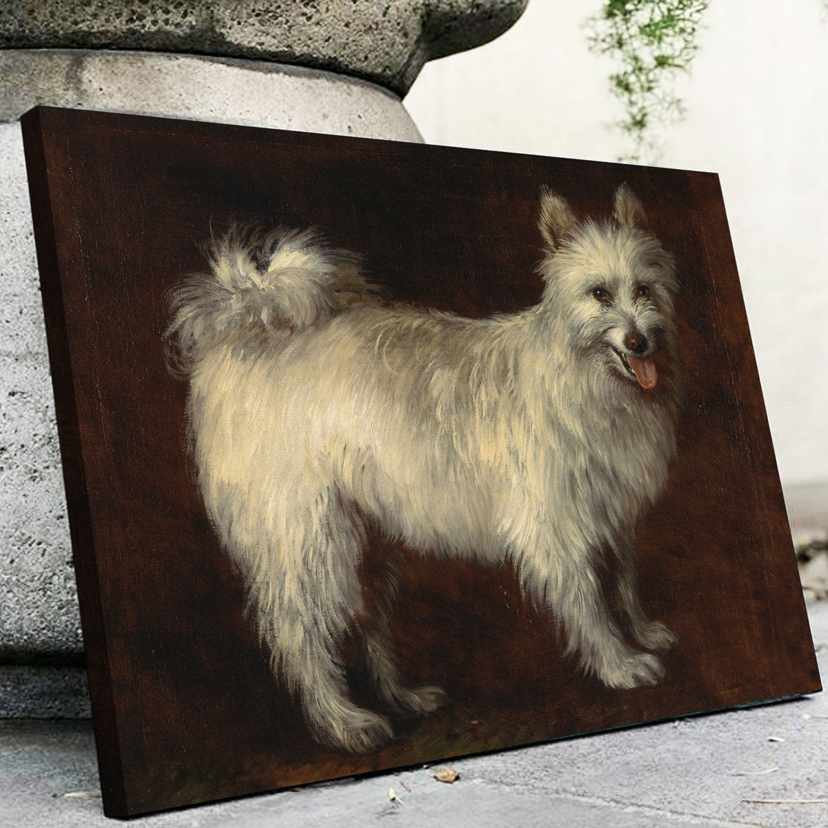Charming Spitz Dog Wall Art by Thomas Gainsborough