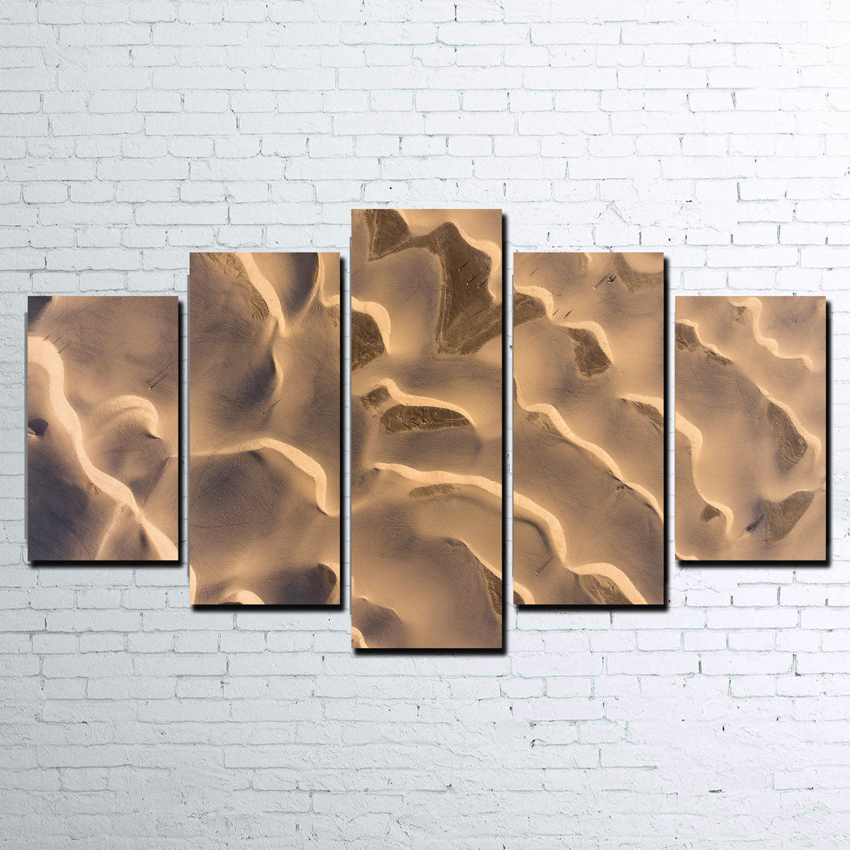 Stunning Sandy Waves Wall Art by Karolis Janulis