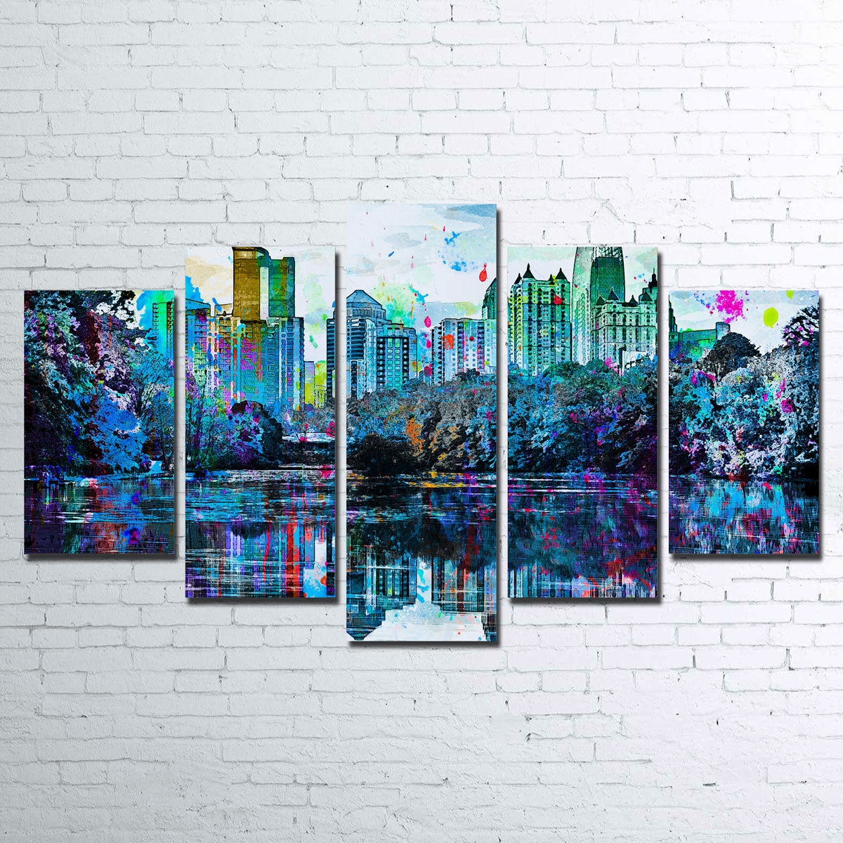 Stunning Abstract Atlanta Wall Art for Modern Decor