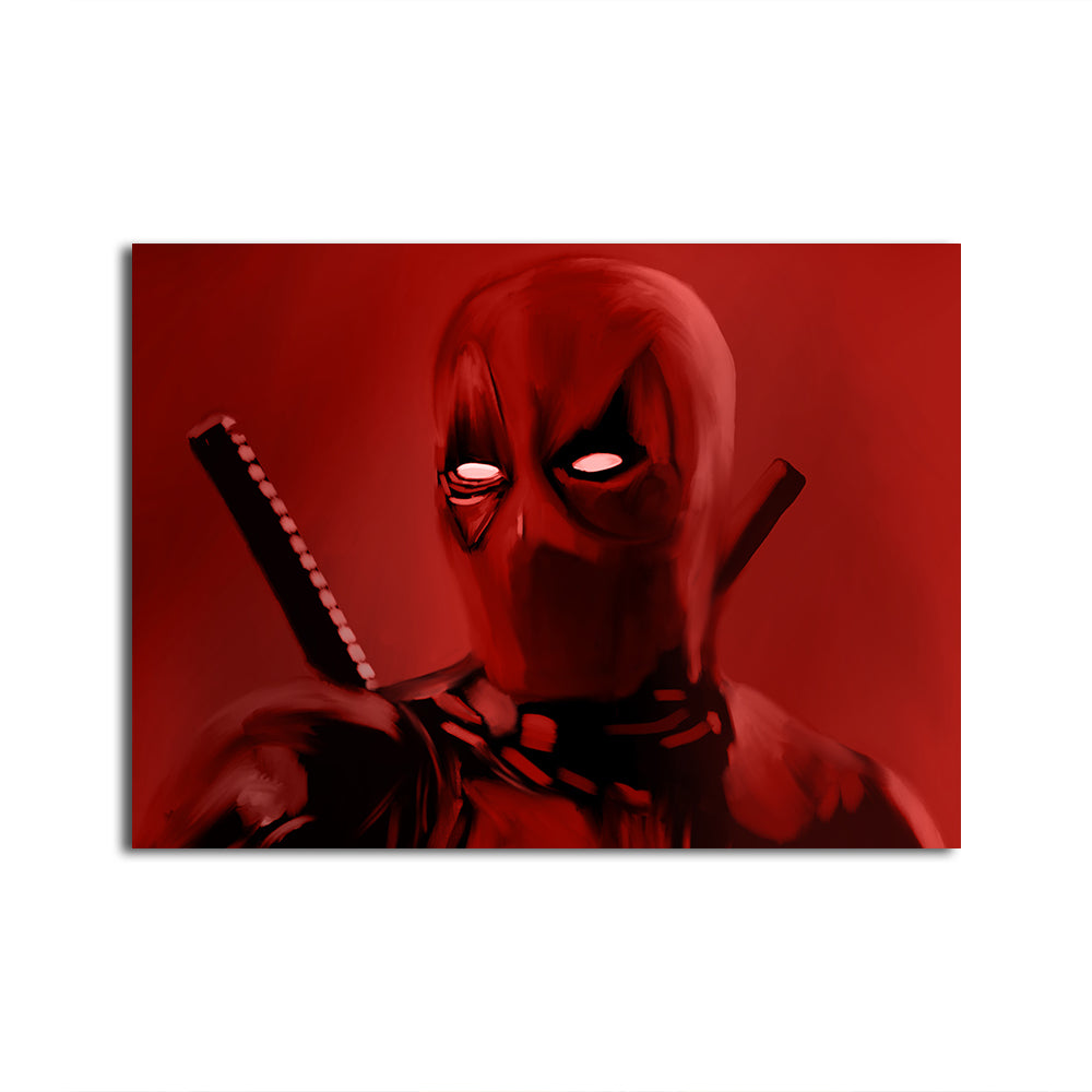 Stunning Dead In Red Wall Art by Andy Brackpool