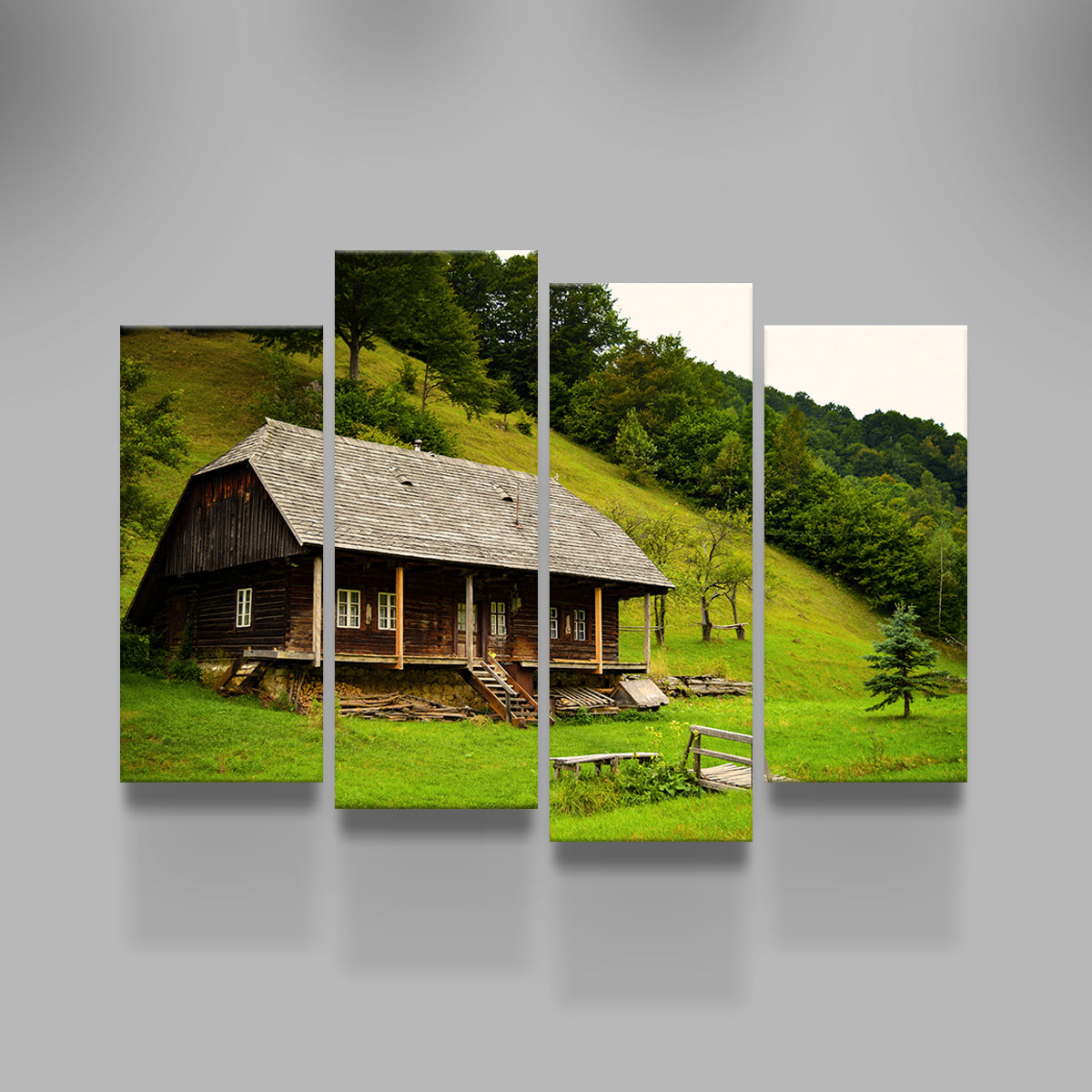 Exquisite Romanian Cabin Wall Art by George Sorin