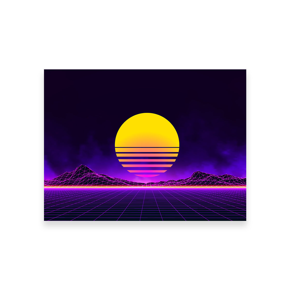 Stunning Retro Landscape Wall Art