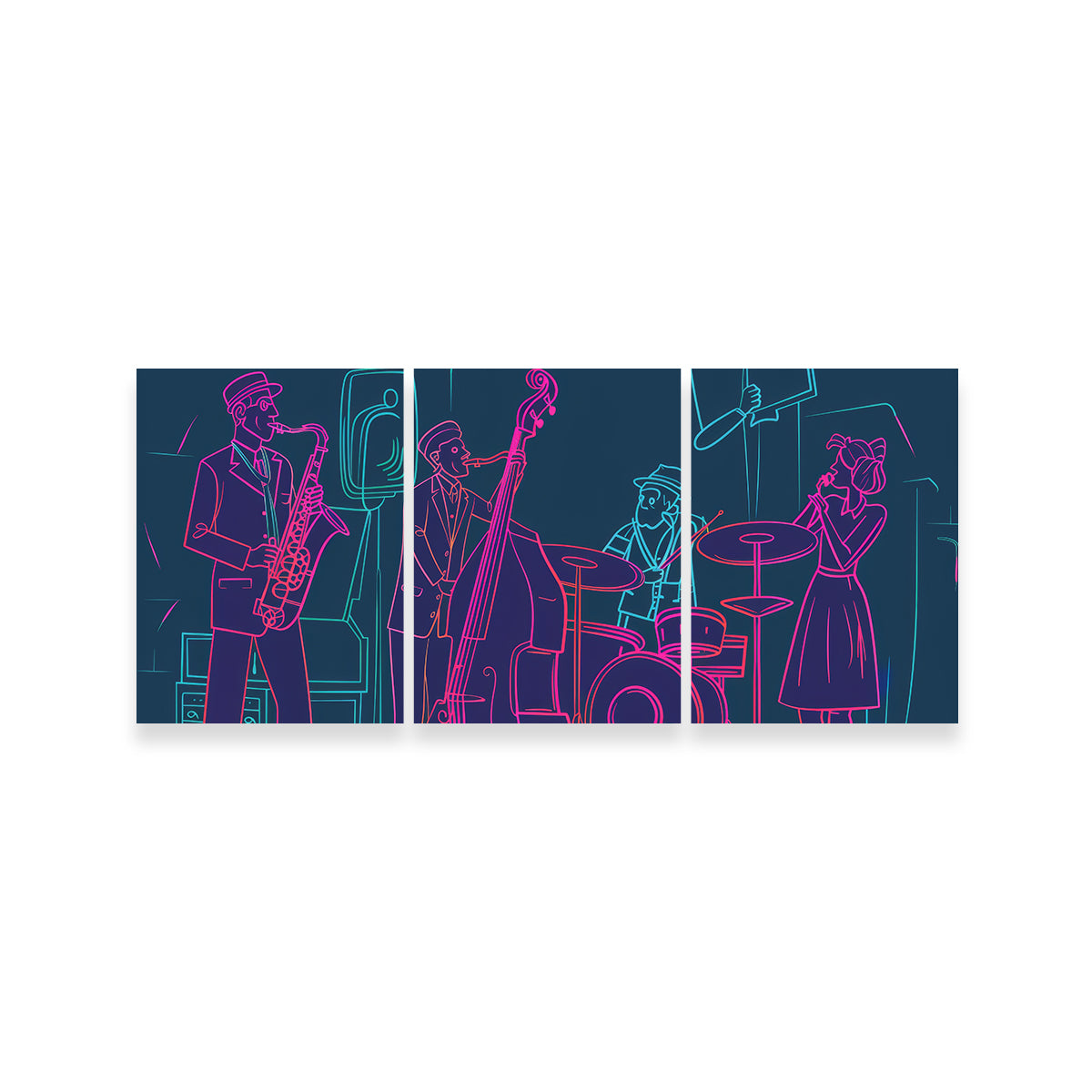 Stunning Jazz Band Vibe Wall Art for Your Home Decor