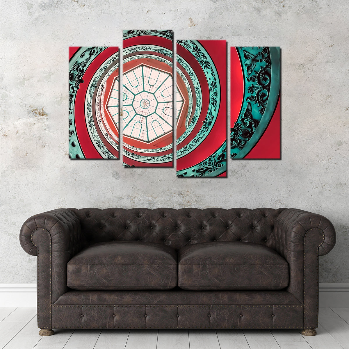 Stunning Spiral Skylight Wall Art for Home Decor