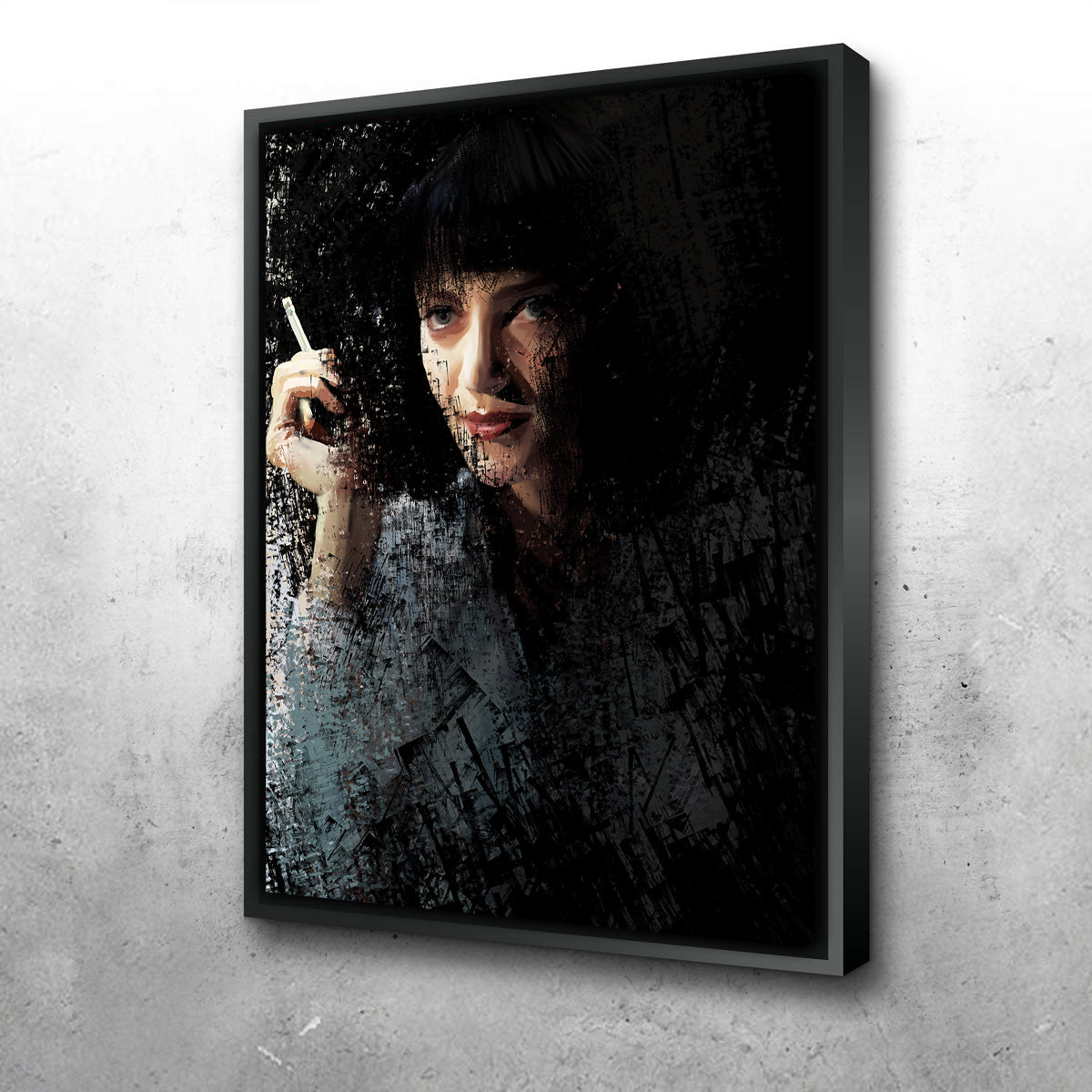Stunning Scratchy Mia Wall Art by Andy Brackpool