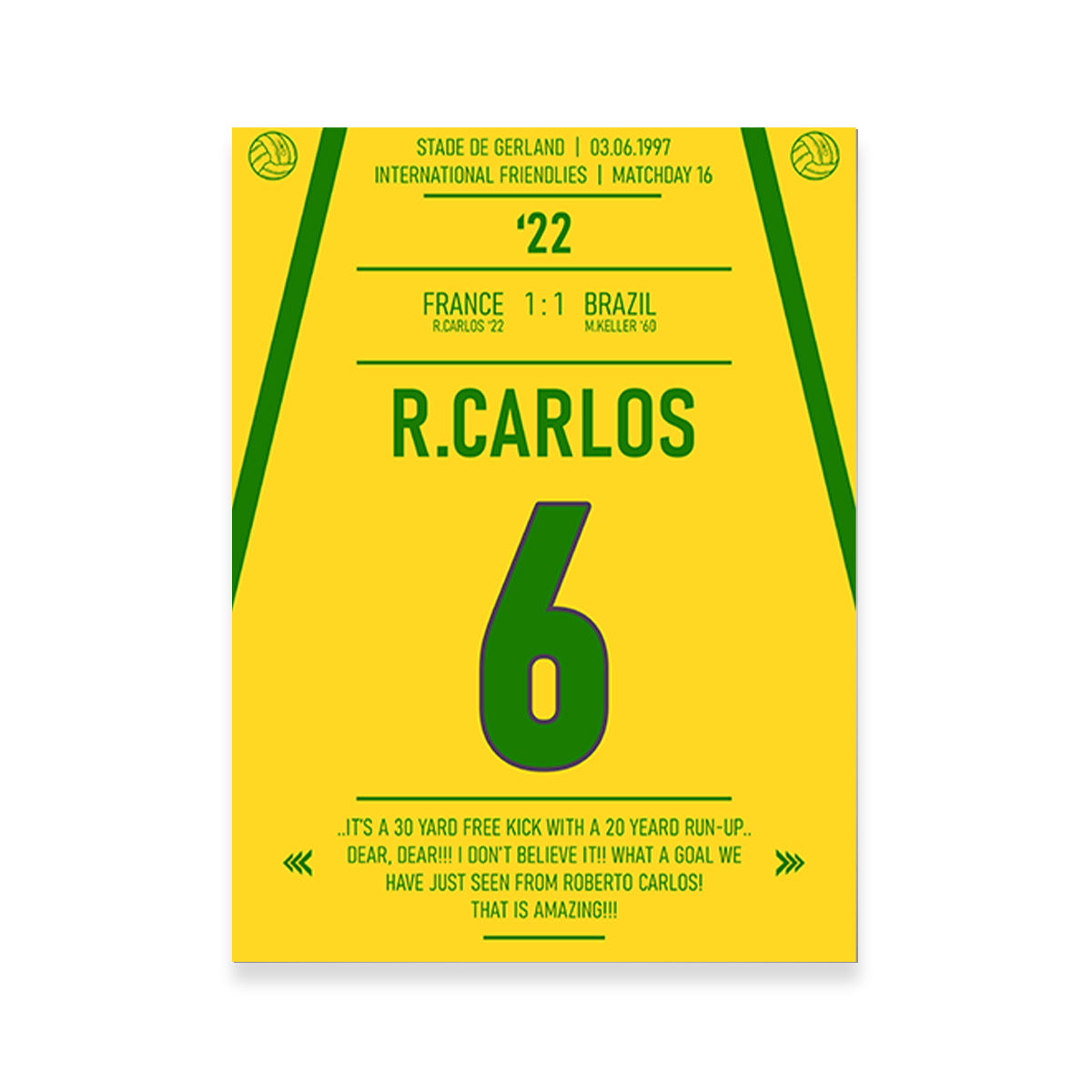 Roberto Carlos - Exquisite Artwork by George Sorin