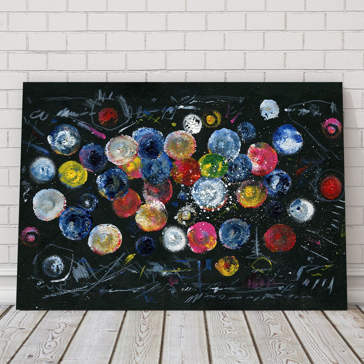Stunning Circle Black Wall Art by Evgeny Vetrov