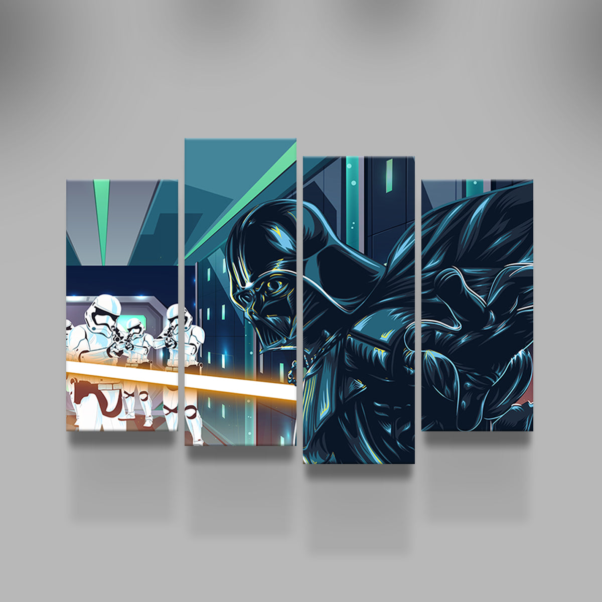 Epic Star Wars Final Battle Wall Art by Ralph & Laura Design