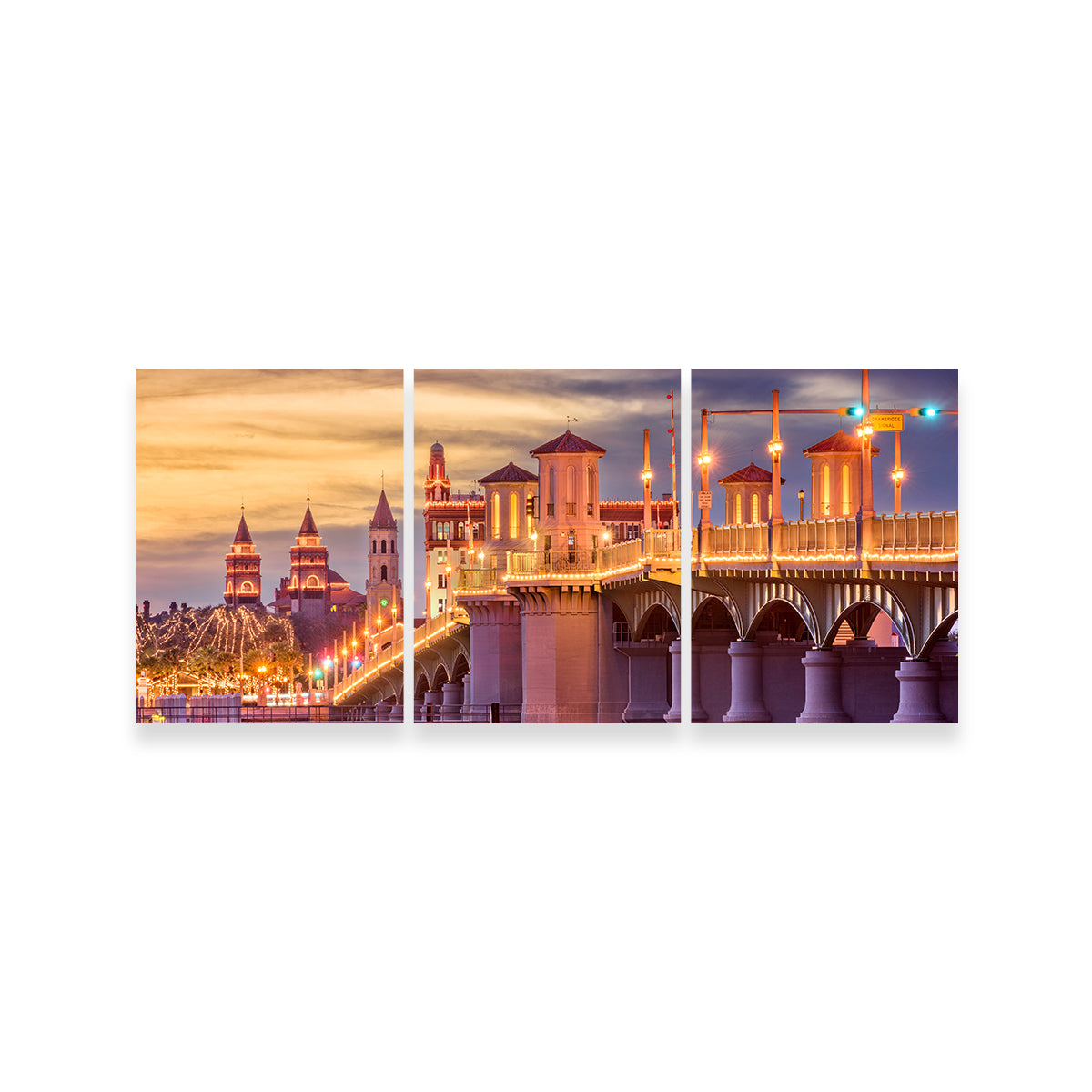 St. Augustine - Bridge of Lions Stunning Wall Art for Home Decor