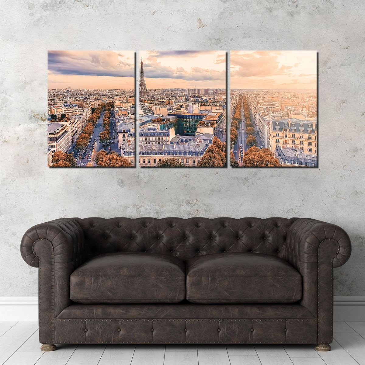 Stunning Paris Sunset Wall Art for Your Home Decor