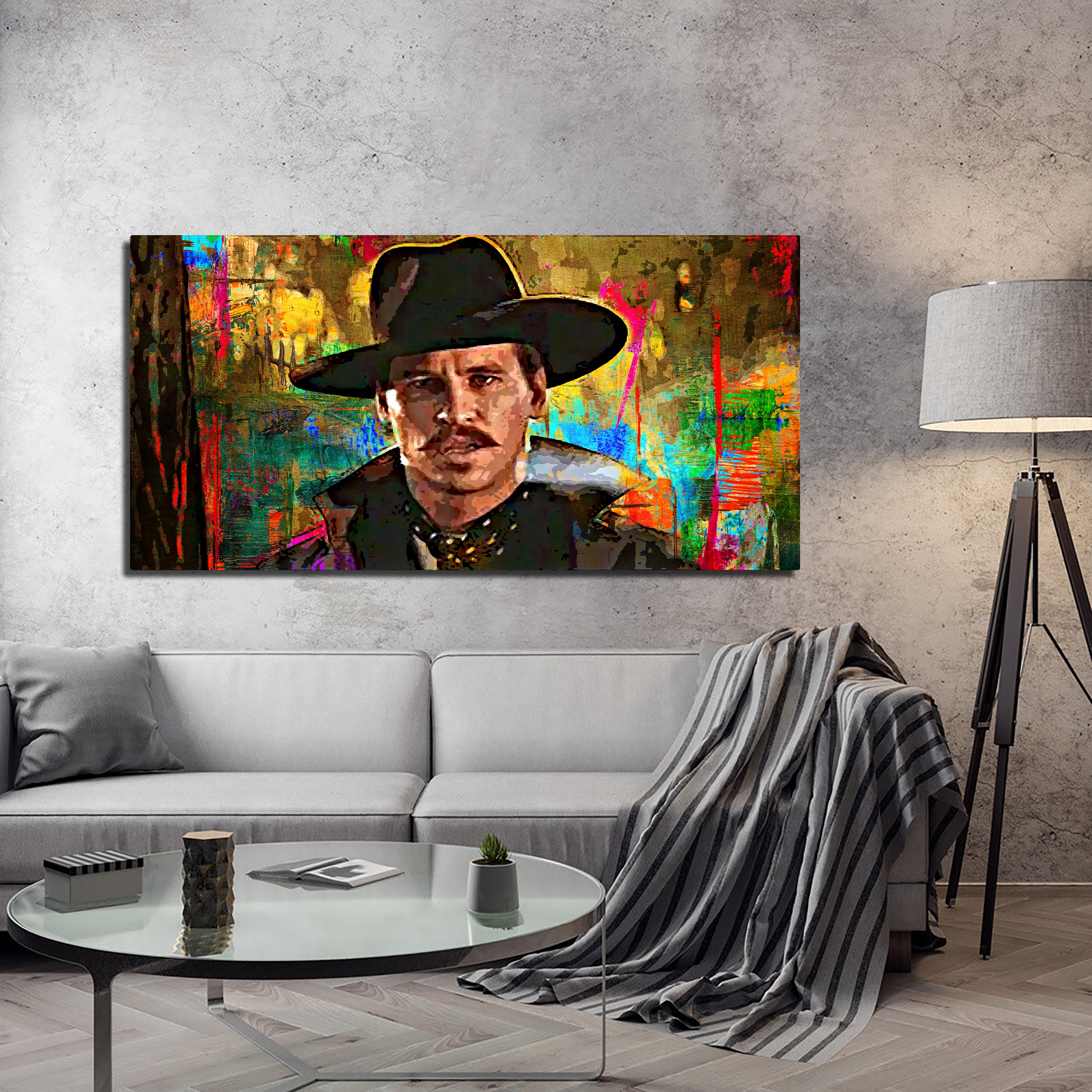 Doc Holliday Stunning Panoramic Wall Art for Home Decor
