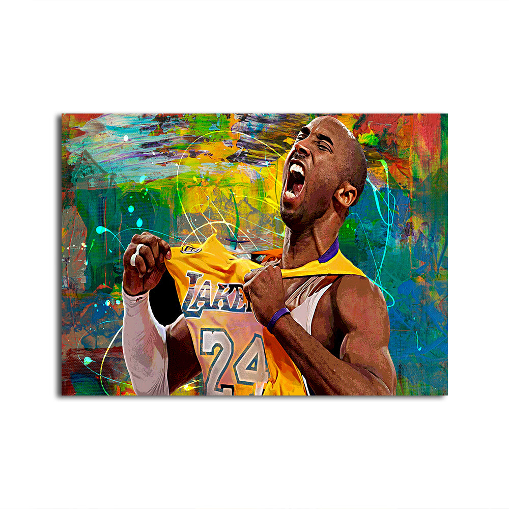 Stunning The Black Mamba Yellow Blend Wall Art for Home Decor