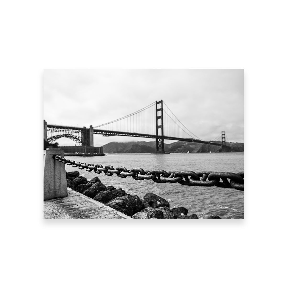 Stunning Golden Gate Chain Wall Art for Home Decor