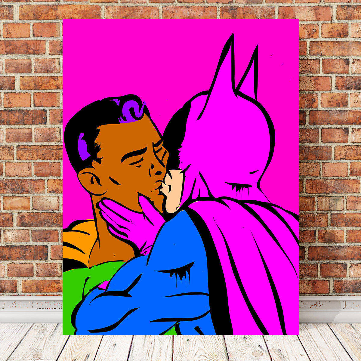 Stunning Gay Batman Superman Wall Art for Your Decor