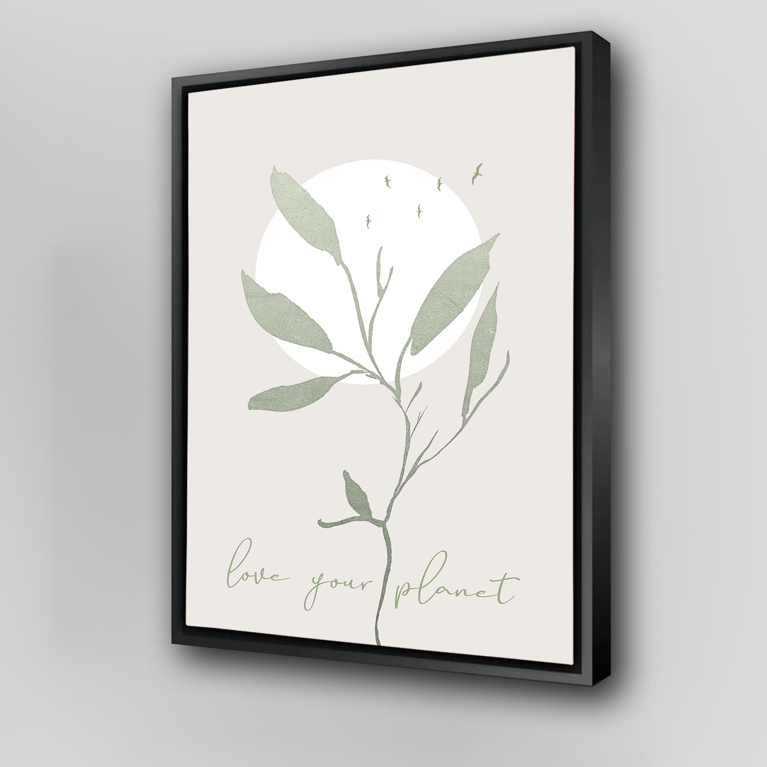 Eco - Friendly Love Your Planet Wall Art by Melanie Viola