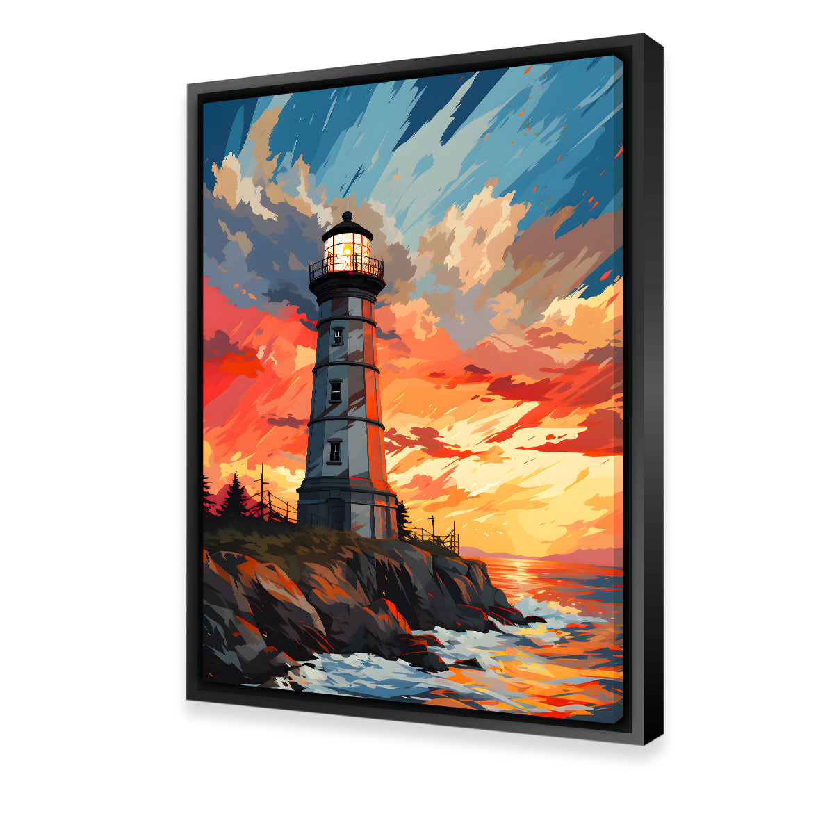 Stunning Scotland - Corsewall Lighthouse Wall Art by Valth Graphics