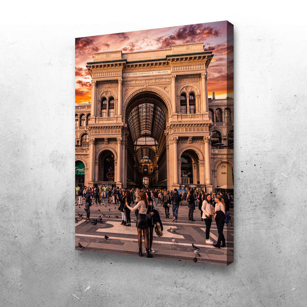Stunning Galleria Vittorio Emanuele II Milano Wall Art by Stefano Baltieri