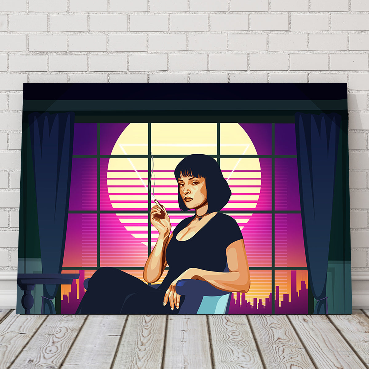 Pulp Fiction Iconic Scene Wall Art by Ralph & Laura Design