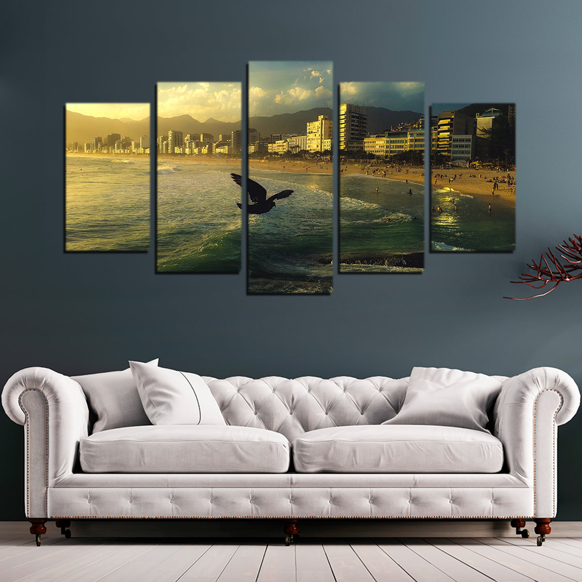 Exquisite Ipanema Rio Wall Art by Charity Dos Santos