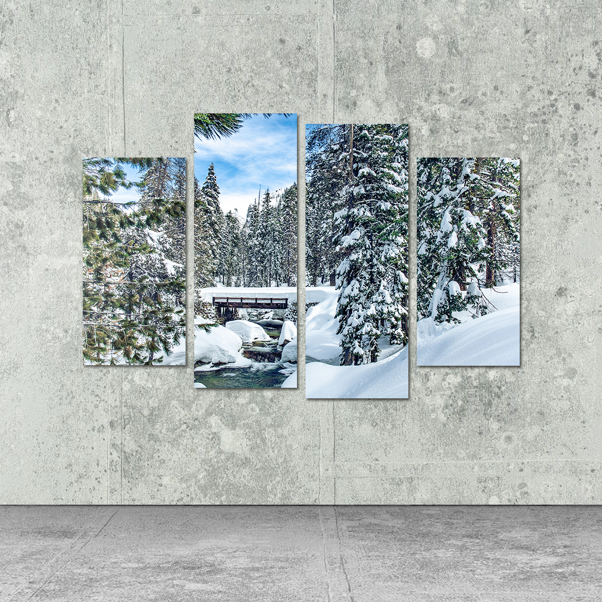 Exquisite Lodgepool Bridge Wall Art by Kyle Sherry