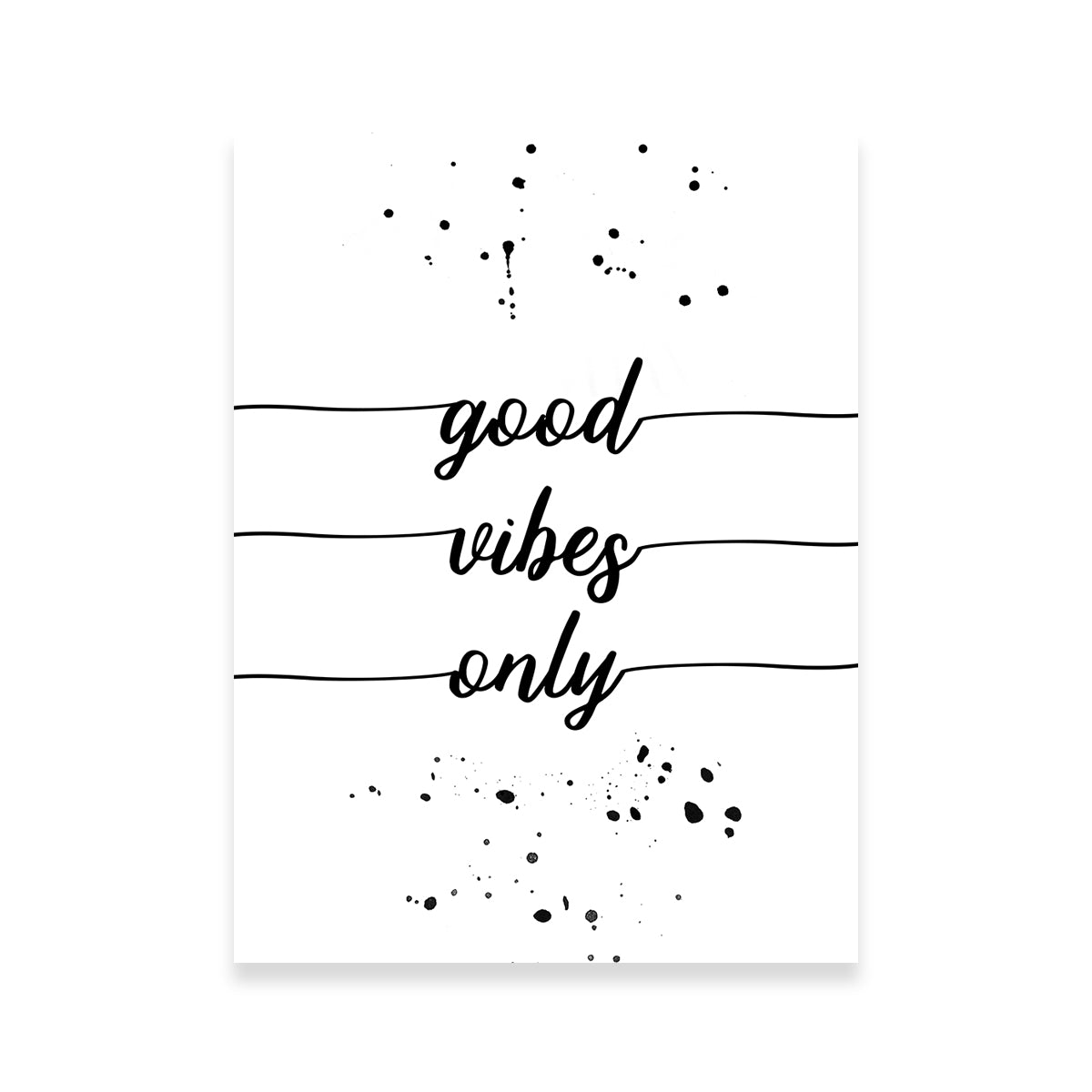 Exclusive Good Vibes Only Wall Art by Melanie Viola