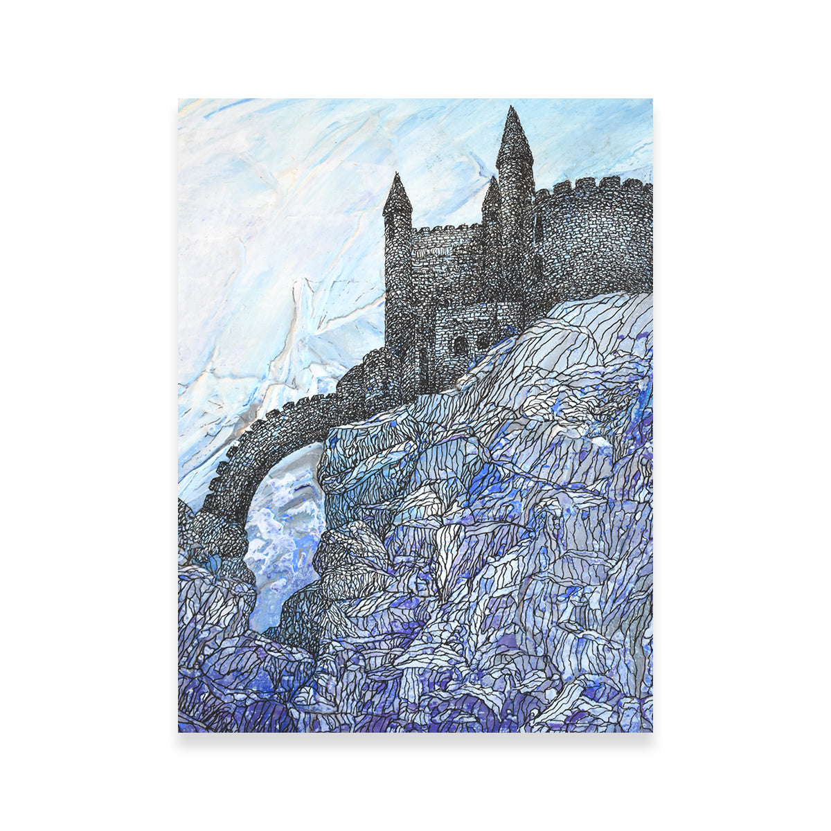 Save The Princess Vertical Wall Art - Exquisite Canvas Print