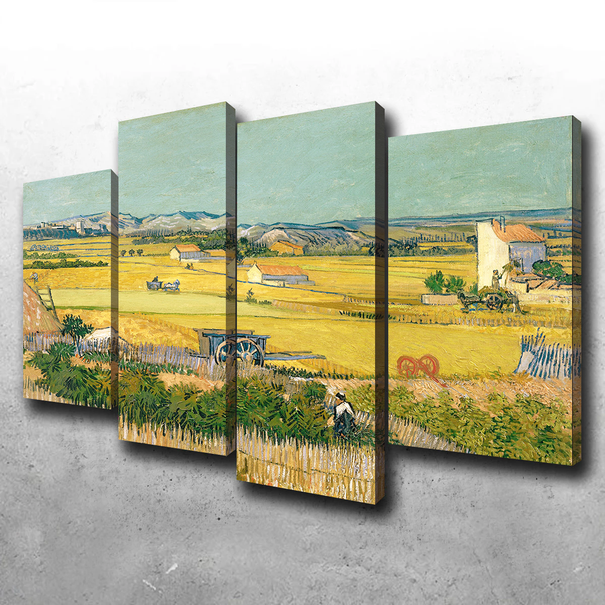 De oogst Vincent van Gogh Wall Art - Museum Quality Canvas Print