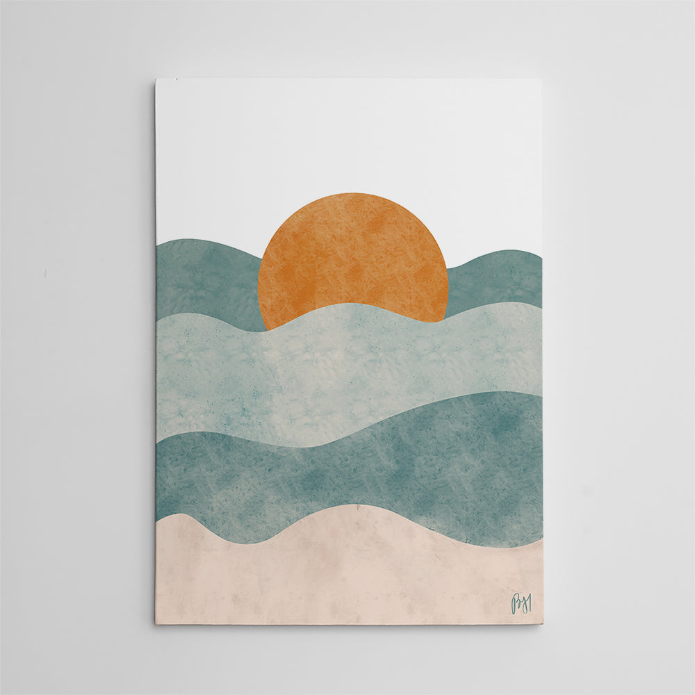 Catch the Wave of Life Wall Art - Stunning Canvas Decor