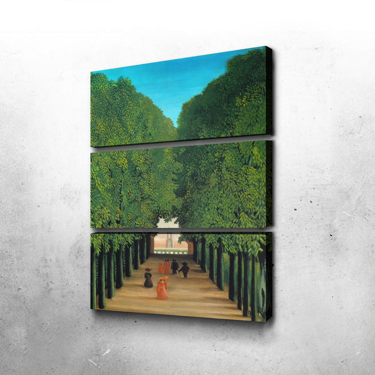 Exquisite Saint Cloud Park Avenue Wall Art by Henri Rousseau