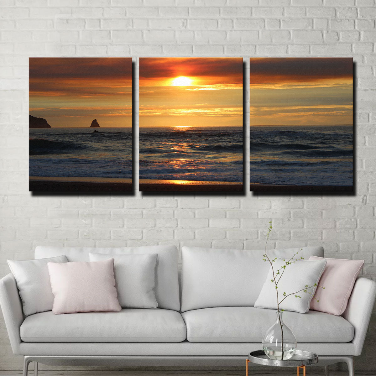 Breathtaking Oregon Coast Sunset Wall Art for Stunning Home Decor