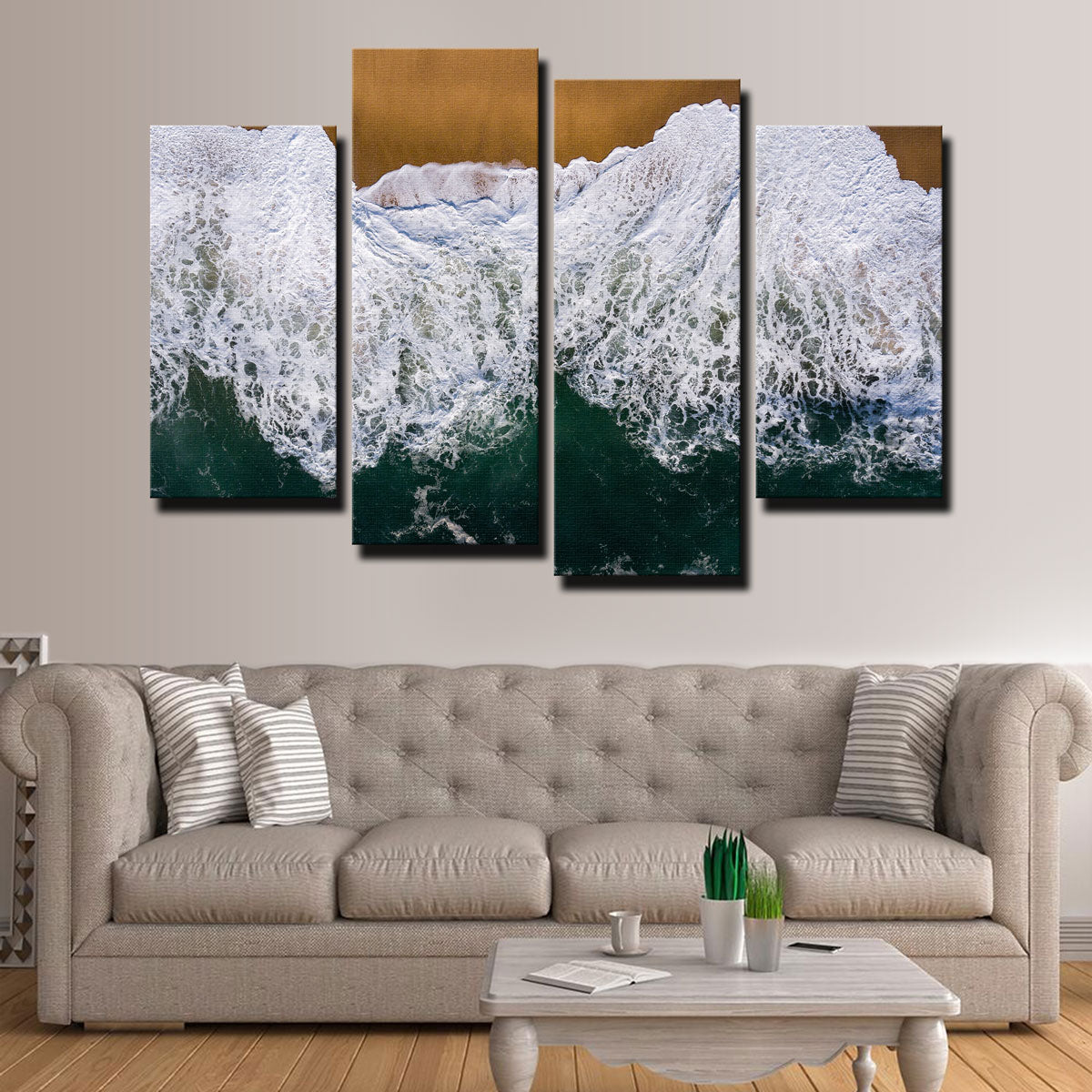 Exquisite Salt and Sand Wall Art by Karolis Janulis