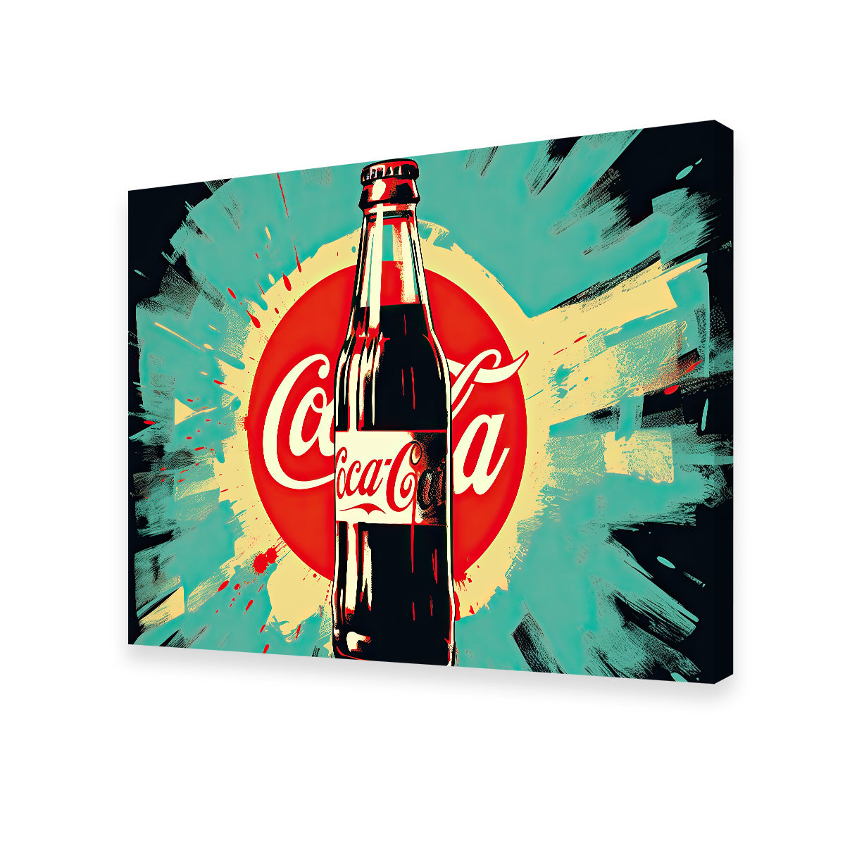Stunning Coca Cola Bottle Wall Art by Ralph & Laura Design
