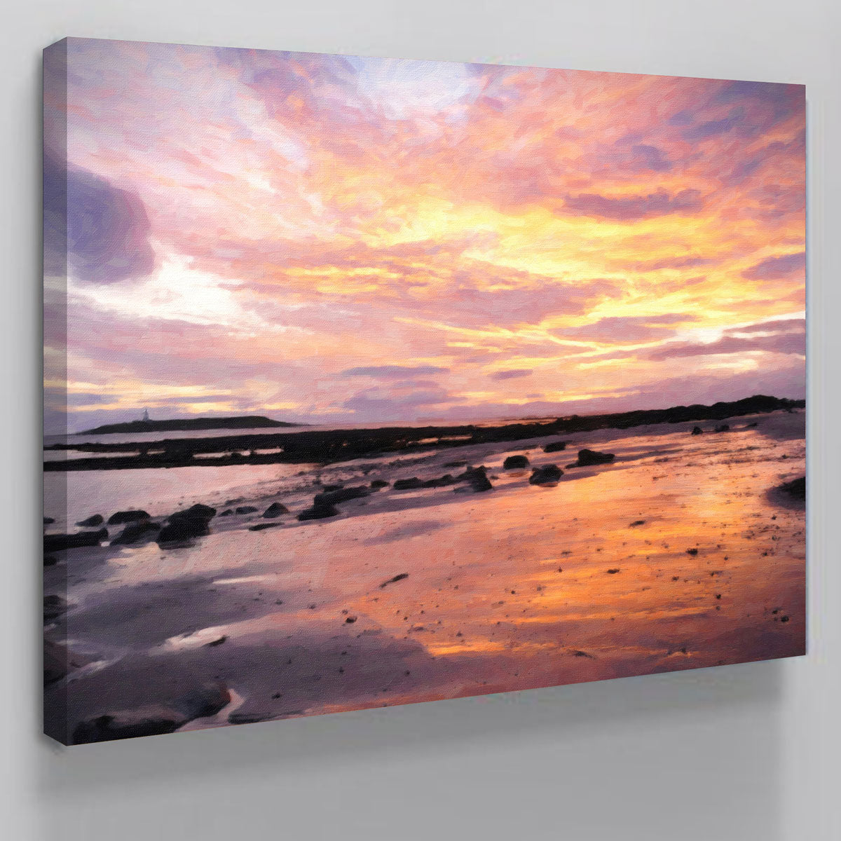 Stunning Soft Golden Sunrise Wall Art by Denise Dundon