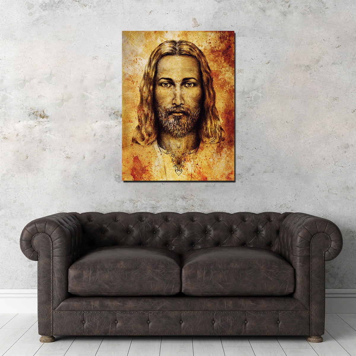 Exquisite Jesus Sketch Drawing Wall Art for Stunning Home Decor