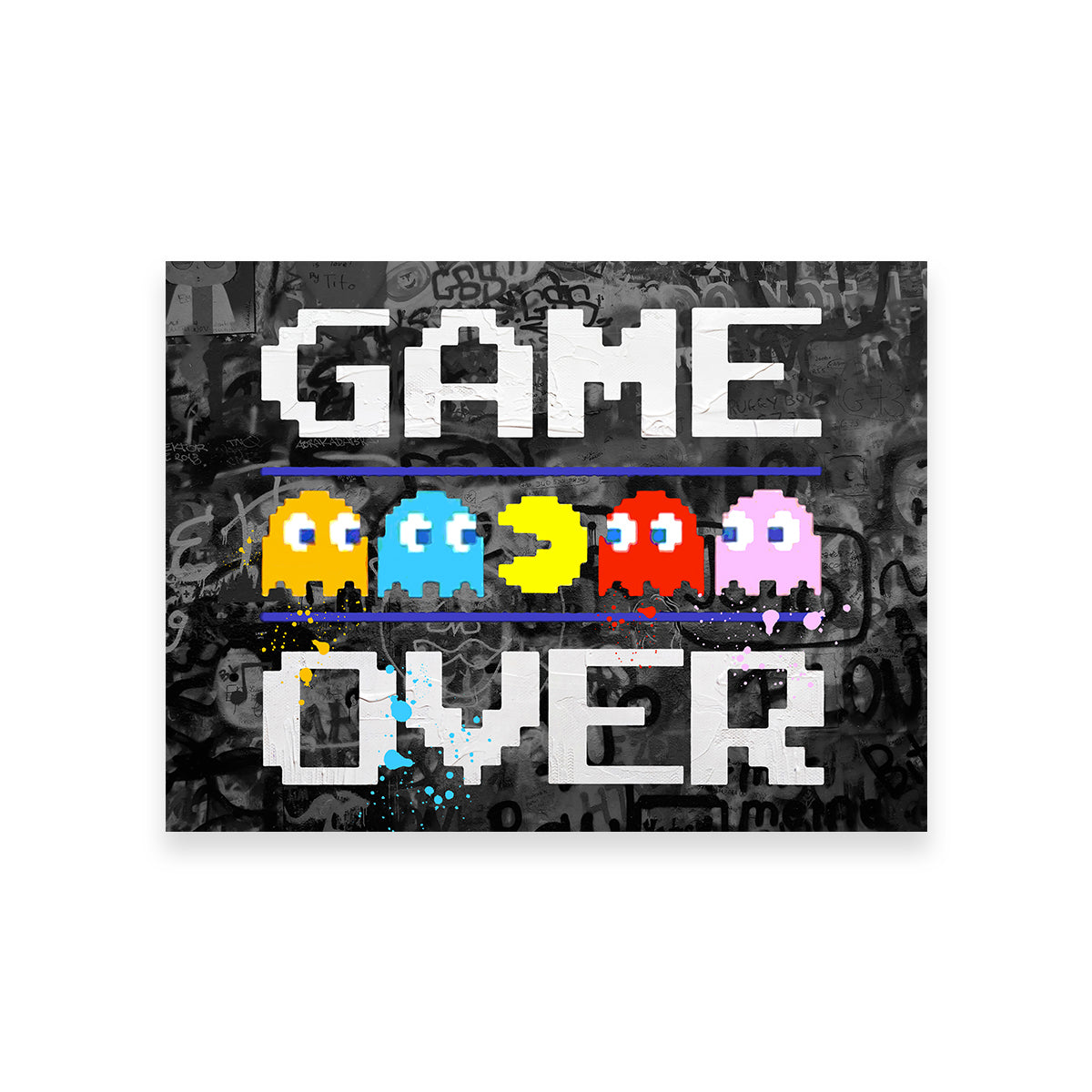Eye - Catching Game Over Wall Art by Stephen Chambers