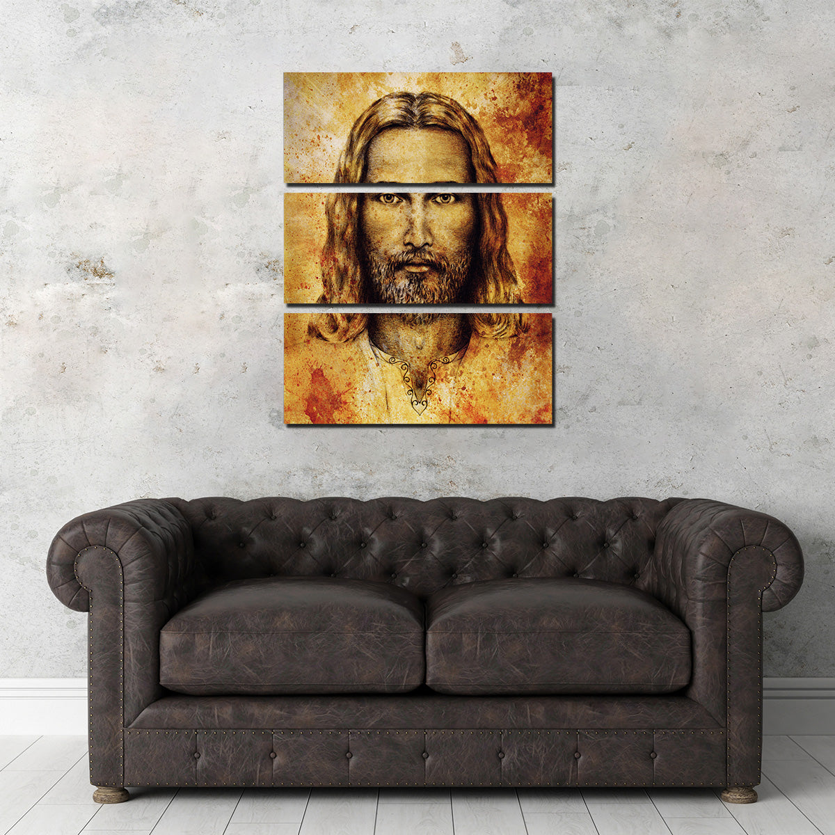 Exquisite Jesus Sketch Drawing Wall Art for Stunning Home Decor