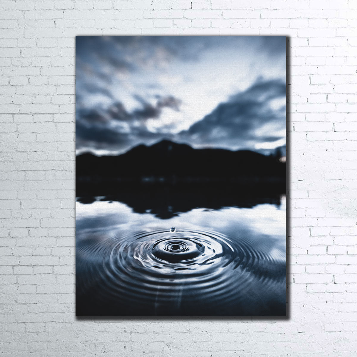 Stunning Blue Drop Wall Art by Lucas Moore