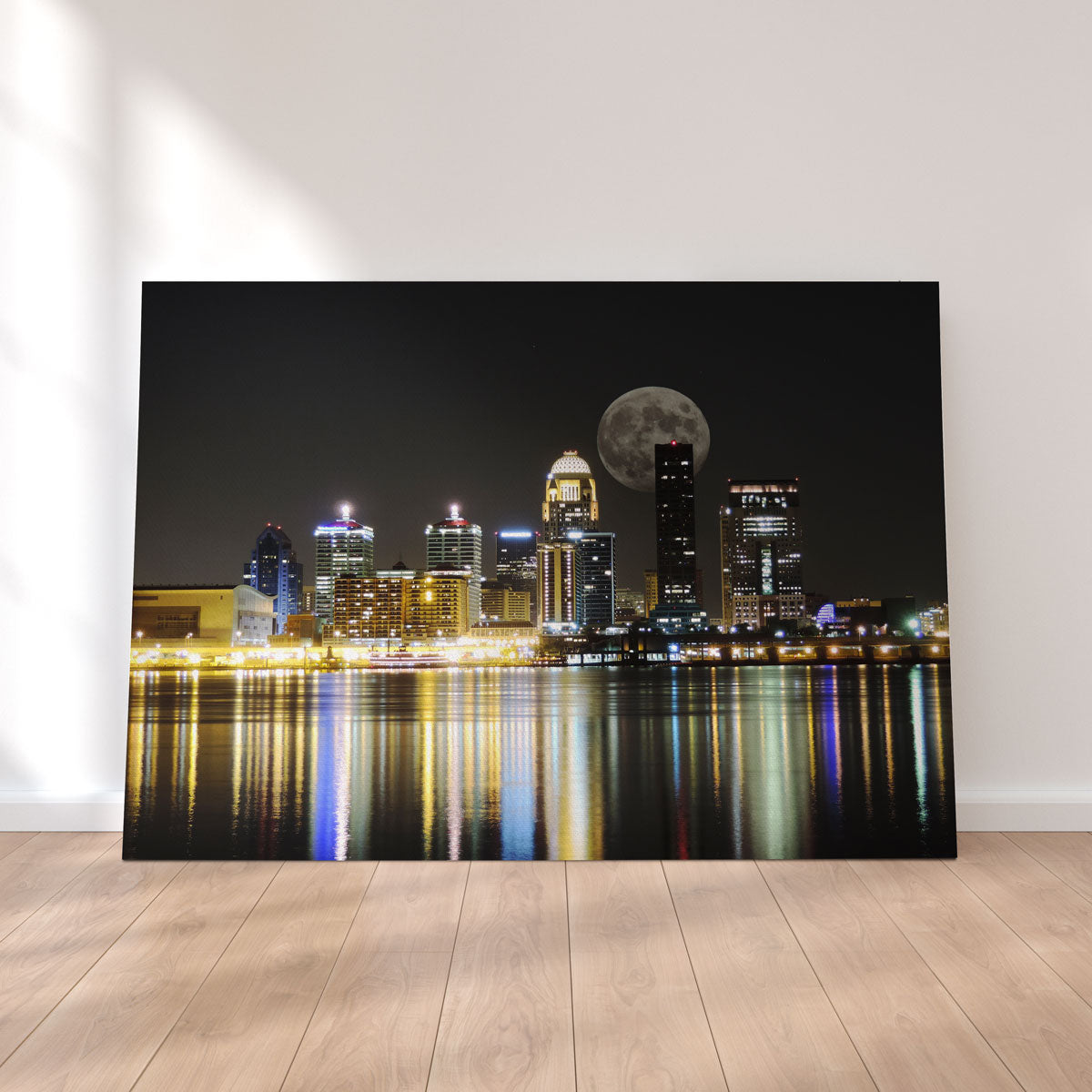 Stunning Louisville Skyline Wall Art with Sustainable Frames