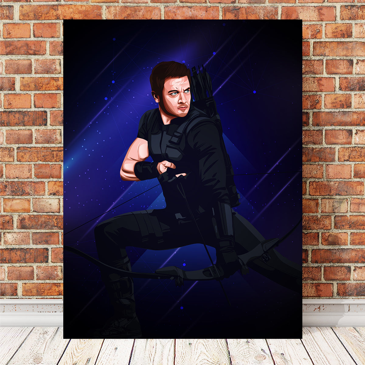Stunning Hawkeye Wall Art by Ralph & Laura Design