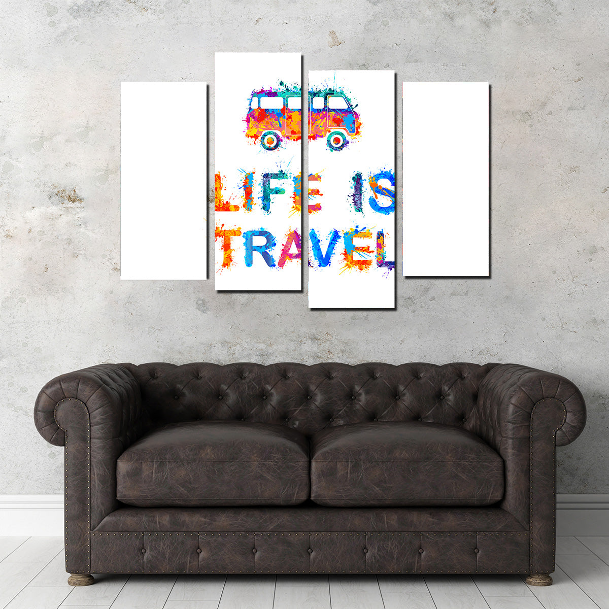 Exquisite Life is Travel Wall Art for Stunning Home Decor