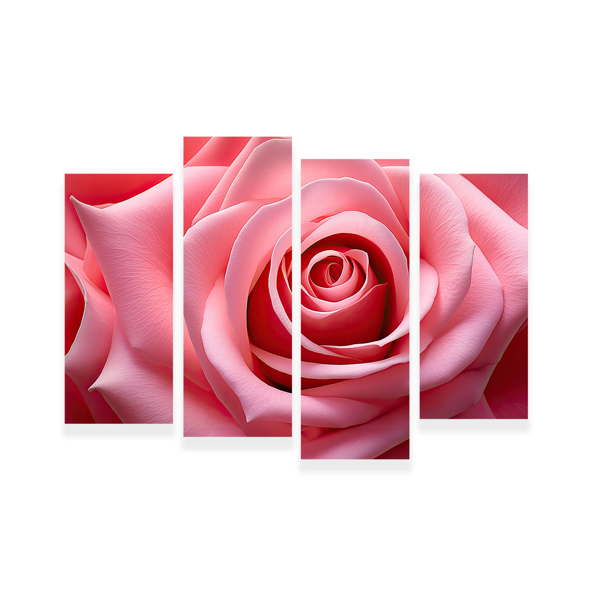 Stunning Light Pink Rose Art Print