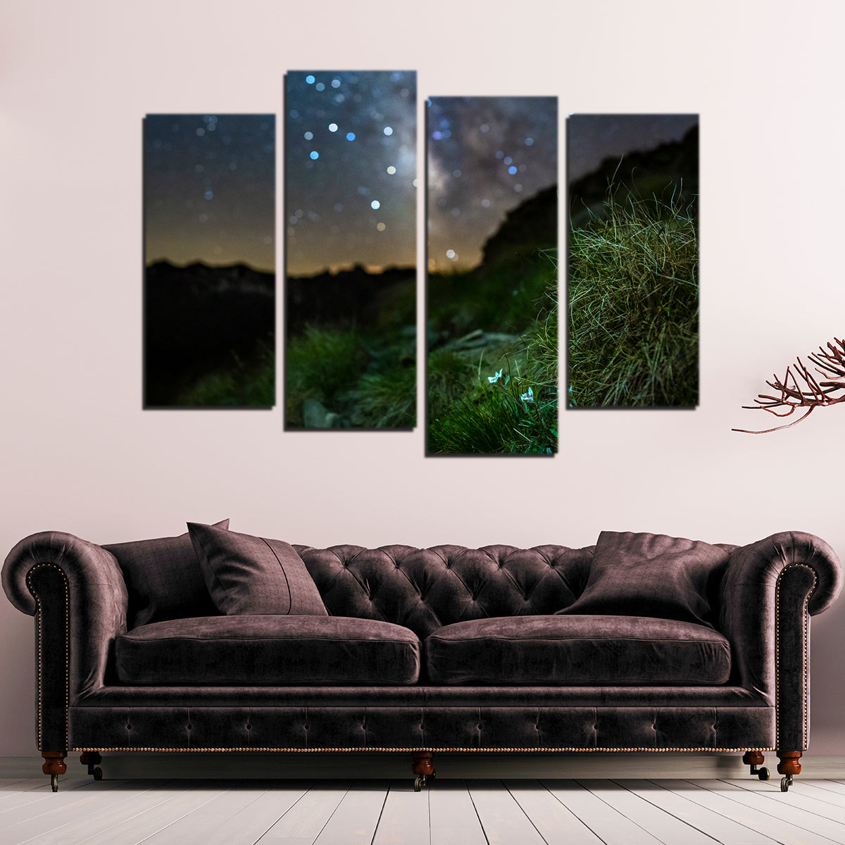 Gorgeous Star Studded Edelweiss Wall Art by Jeff Graphy
