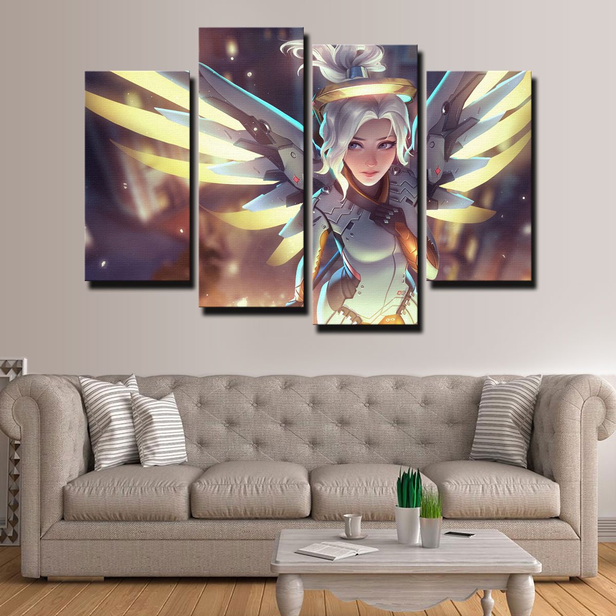 Stunning Overwatch Mercy Wall Art for Your Home Decor
