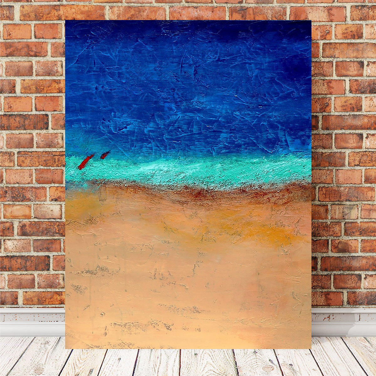 Exquisite Birds at Beach Wall Art by Peggy Hinaekian