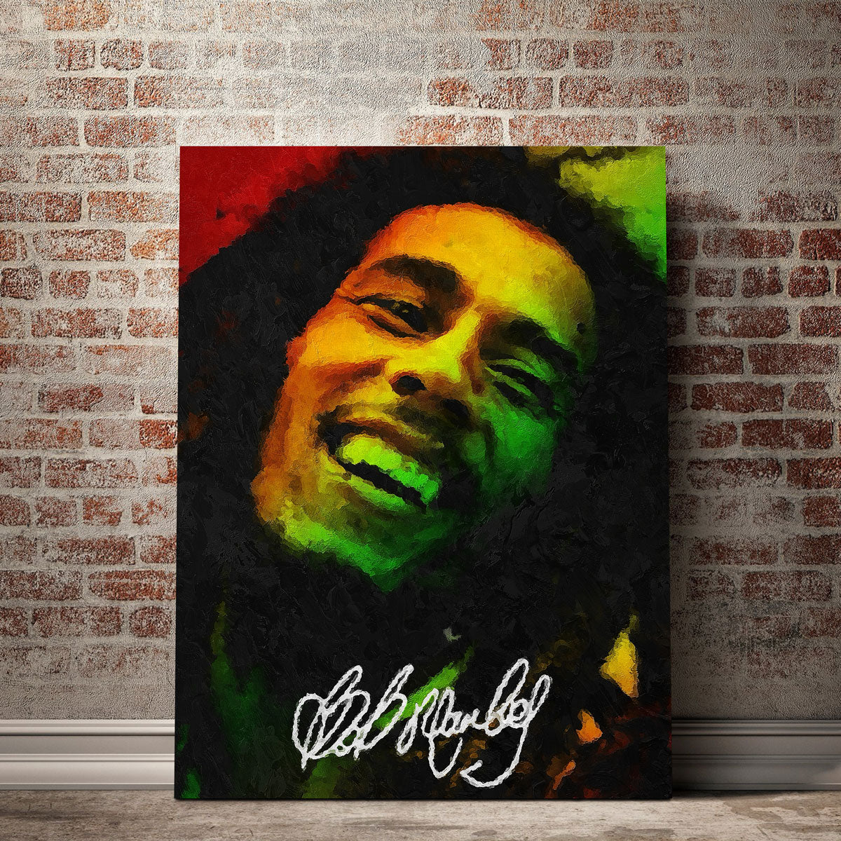 Bob Marley Wall Art Painting by Gab Fernando