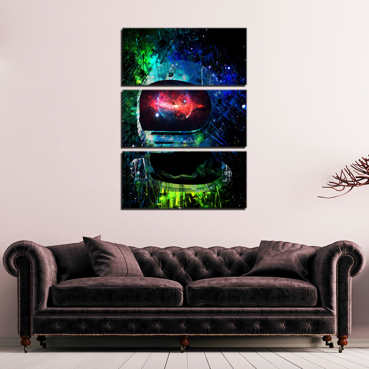 Stunning Galaxy Glow 3 Wall Art by Andy Brackpool