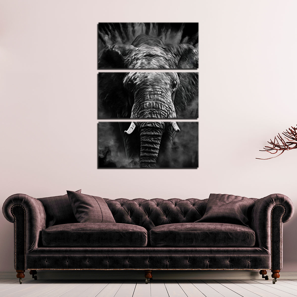 Stunning Elephant Wall Art by George Sorin