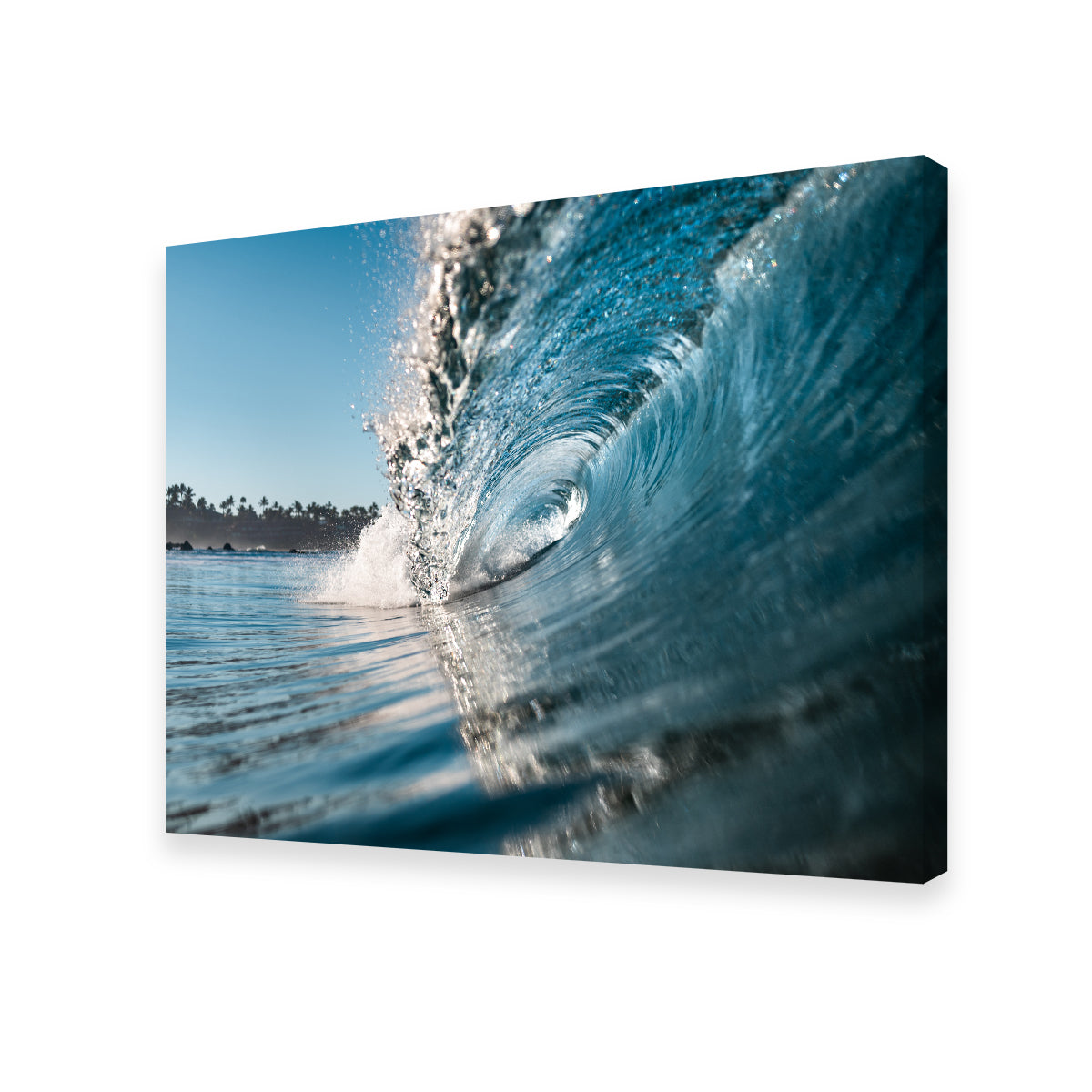Stunning Blue Wave Wall Art by Lucas Moore