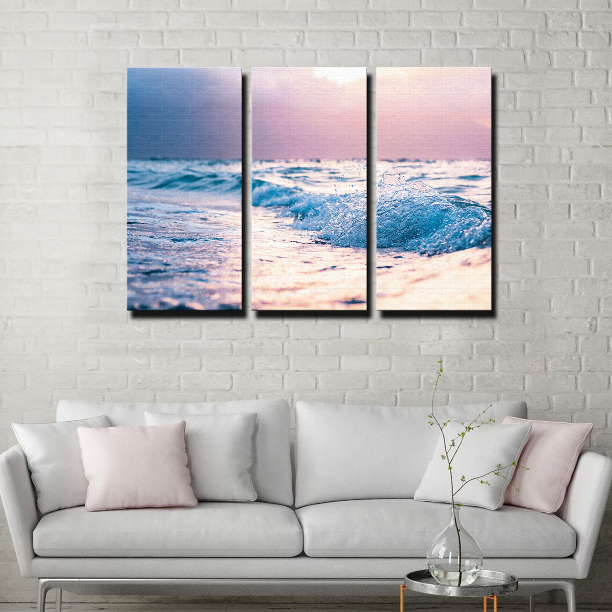 Stunning Pastel Waves Wall Art by Lucas Moore