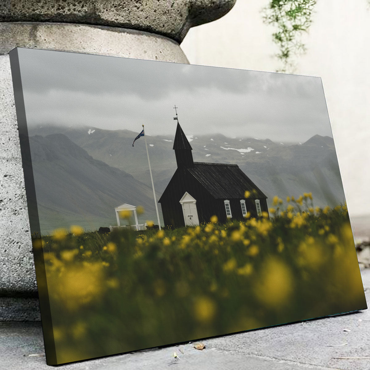 Exquisite Church Flowers Wall Art by Dennis Maida